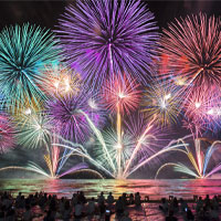 宿泊付き花火鑑賞ツアー販売中